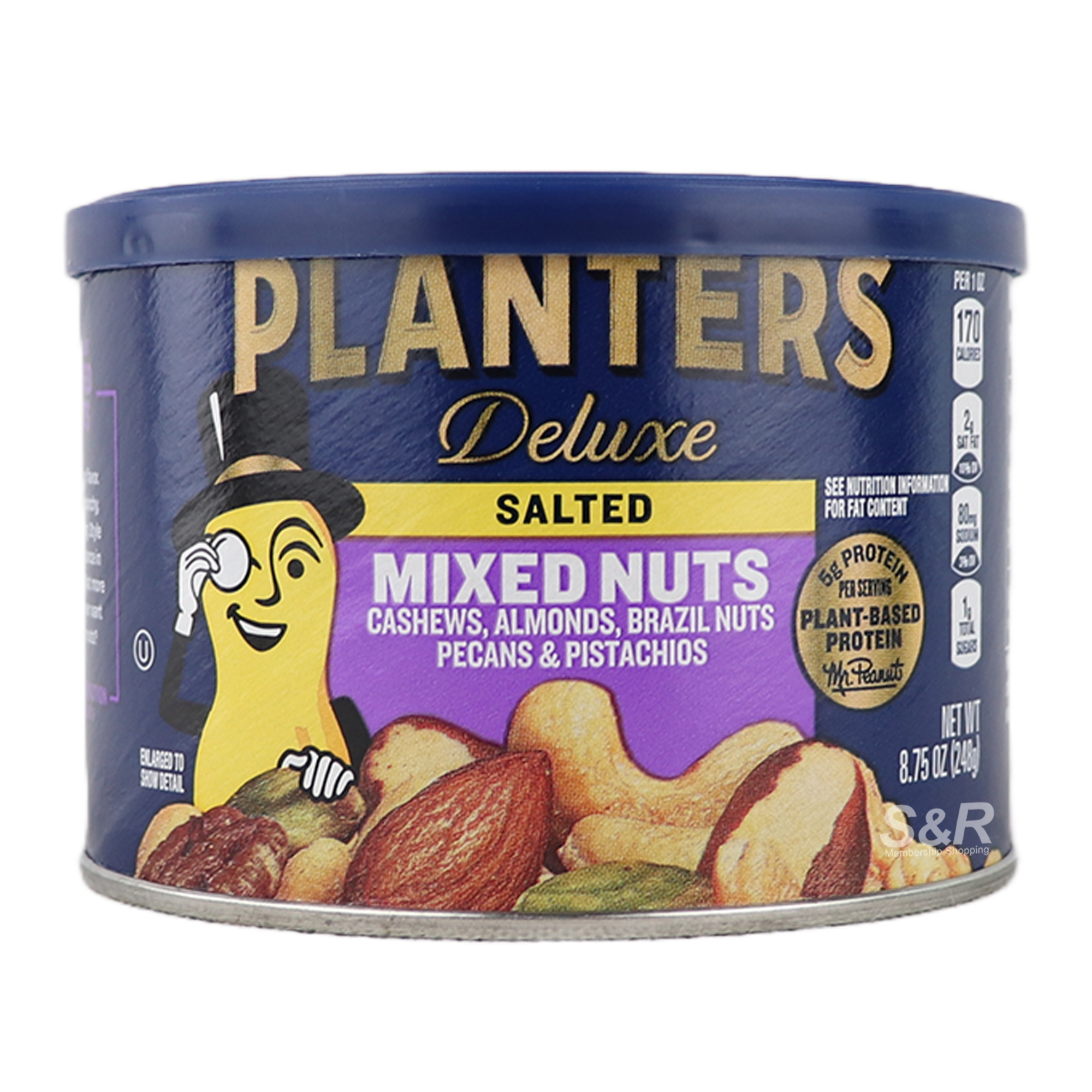Planters Deluxe Salted Mixed Nuts 248g Planters Deluxe Salted Mixed Nuts 248g